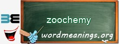 WordMeaning blackboard for zoochemy